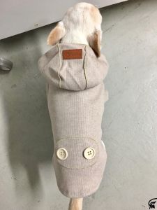 Rib Hoodie | Beige | Koot: S-M, XL