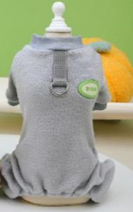 Haalari B1008 Gray | Pehmo-oloasu | Talutuslenkillä| Koot: XS-M, XL