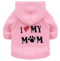 Pehmeä Huppari I Love My Mom Pink | Koot: S, XL