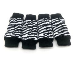 Säärystimet Leggings Zebra | Koko: XL | 4 kpl