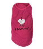 Hihaton paita I Love My Mommy Pink | Koot: S, L