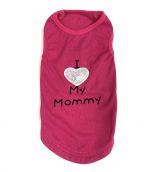 Hihaton paita I Love My Mommy Pink | Koot: S-L