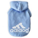 Koiran Vaatteet | Koiran Huppari | Adidog 3 Bones Light Blue | Sporttiselle koiralle, S - XXL