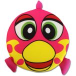 Koiran kelluva aktivointi frisbee | Happy Fish Pink