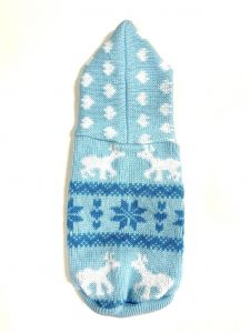 Hupullinen Neule SnowFlake Ocean Blue | Koot: S-M, XL