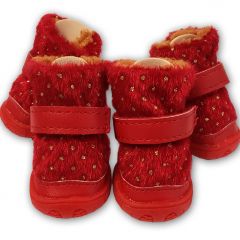 Tossut Koiralle Red Snow Star Boots | Lämpimät, Pehmoiset Suojatossut Koiralle ja Kissalle