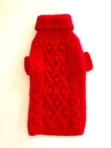 Palmikkoneule Red | Koko: XL