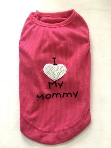 Hihaton paita I Love My Mommy Pink | Koot: S-M