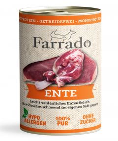 Säilyke Farrado Ankka | 100%  Ankanlihaa | Viljaton, lisäaineeton, GMO-vapaa