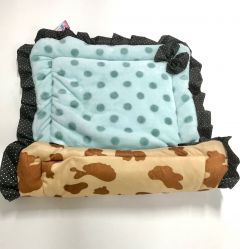 Petimatto Polka Blue-Brown 52cm x 40cm