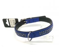 Kaulapanta Bling Bling Blue | Koko 32cm - 39cm, leveys n. 2cm