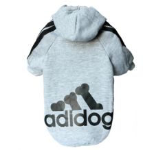 Isoille koirille! SporttiHuppari | Dog Bones Grey | Koot: 5XL, 7XL