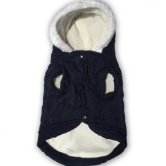 Koiran Huppari Love Blue Fleece & Knit | Sopii Leveämpirunkoiselle Koiralle