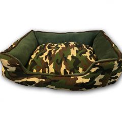 Koiran Peti Camo Green Off-Road | Maastokuvioinen Peti Pikkukaverille DiivaDogista