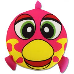 Koiran kelluva aktivointi frisbee | Happy Fish Pink