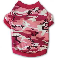 Koiran T-Paita Camo Pink Off-Road | DiivaDog