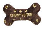 Koiran Lelu | Pehmolelu koiralle | Chewy Vuiton Bone | pieni vinku sisällä | Luxury Toys