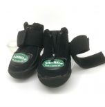 Suojatossut SABRO Toffler | Kosteutta hylkivät kengät Musta | Tassun leveys n. 5 cm, pituus n. 5,5 cm | 2 Tossua