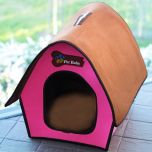 Koiran Peti | Kissan Peti | Villa Pet Pink Swiss Cottage| Oma pieni talo koiralle tai kissalle | Koiran Mökki | Kokoontaittuva