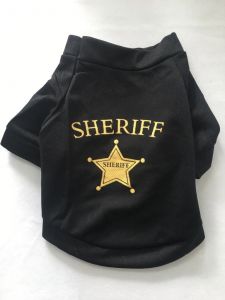 T-Paita Sheriff Black | Lyhythihainen | Koot: S-M