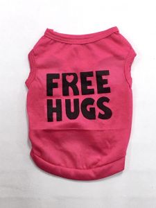 Hihaton paita Free Hugs | Pinkki | Koot: S-M