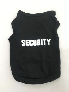 Hihaton paita Security Black | Koot: S-L